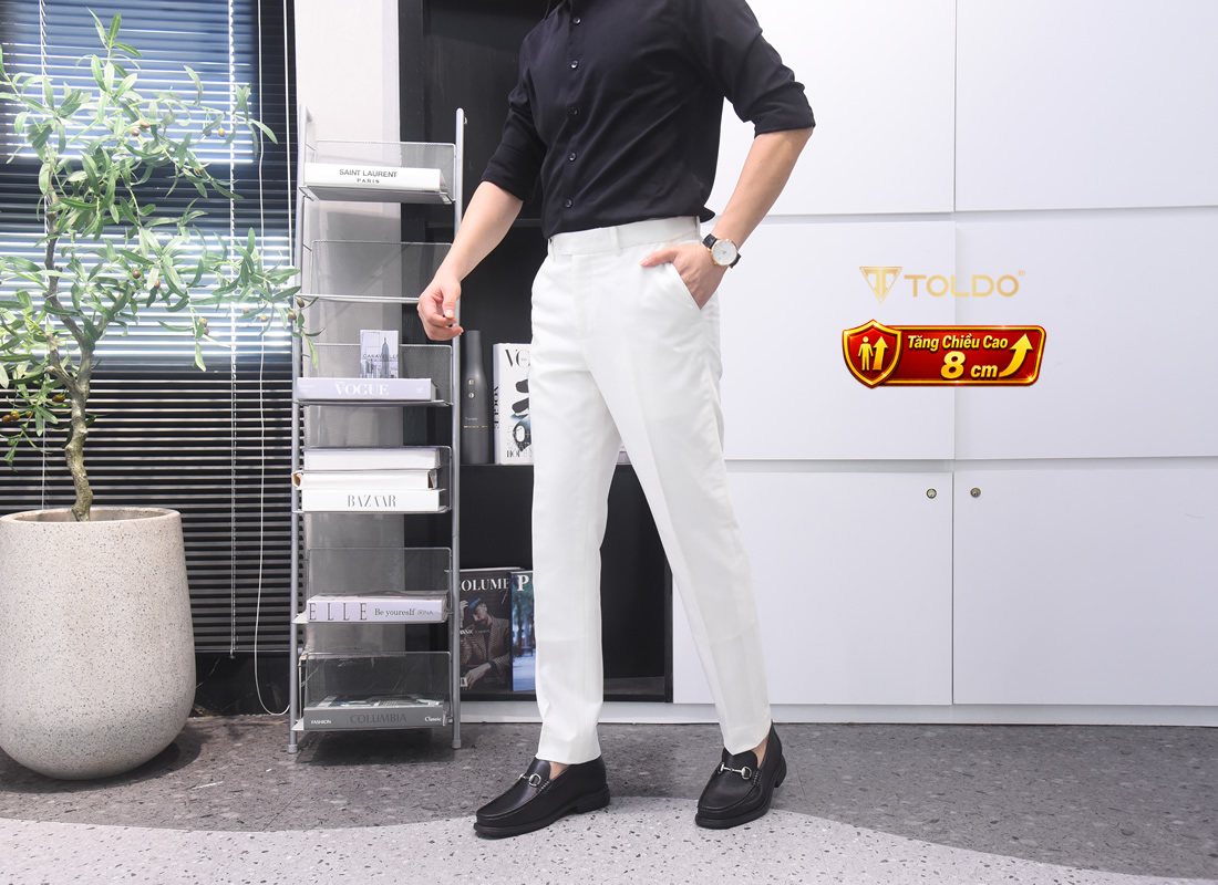 Giày nam cao 8cm siêu nhẹ đế khâu 11
